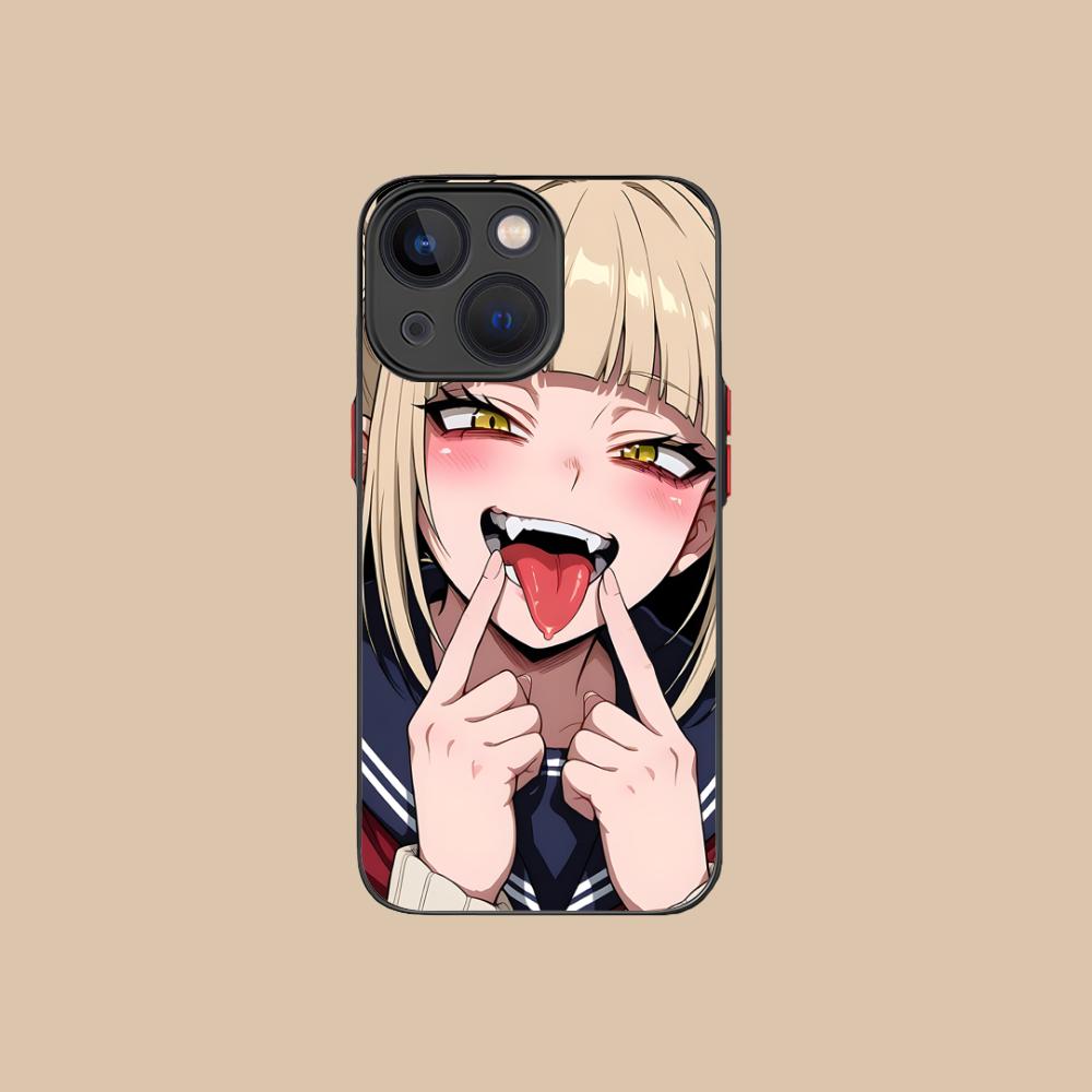My Hero Academia Himiko Toga Phone Case for iPhone 16 15 14 13 12 11 X XR XS 8 7 Pro Max Plus Mini Colour Silicone Protective