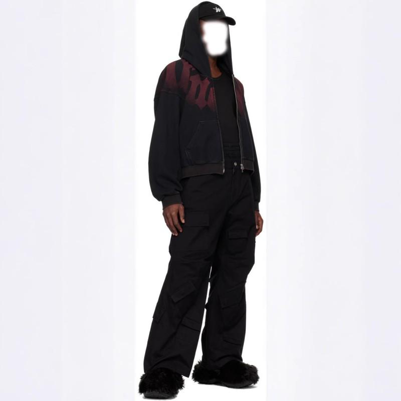 Unisex Oversized Hooded Sweatshirt With Bold Letter Print Loose Fit Streetwear Long Sleeve Open Front Top