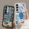 Turtle Fish Print Case For Samsung A57 A37 A27 A17 S26 Ultra S25 FE A56 A36 A16 A55 A35 A15 A54 5G S21 S22 S23 S24 Plus Shockproof Bumper Cover