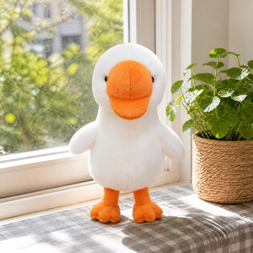Plush Stuffed Animal Soft Goose Toy Lightweight Plush Doll for Home Decoration and Play Suitable for Children and Adults Gift