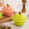 Creative Ceramic Saucepan with Lid Cute Food Fruit Bowl BPA Free Dessert Soup Bowl  Tableware