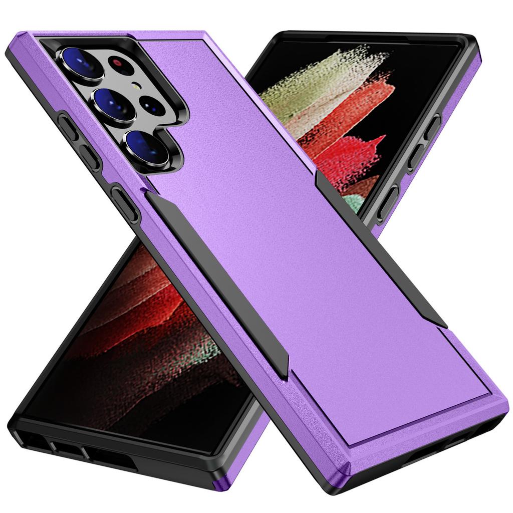 New Model Is Suitable for Samsung S25FE Trailblazer Two In One Mobile Phone Case S24 Contrasting Color Military Drop Protection Case