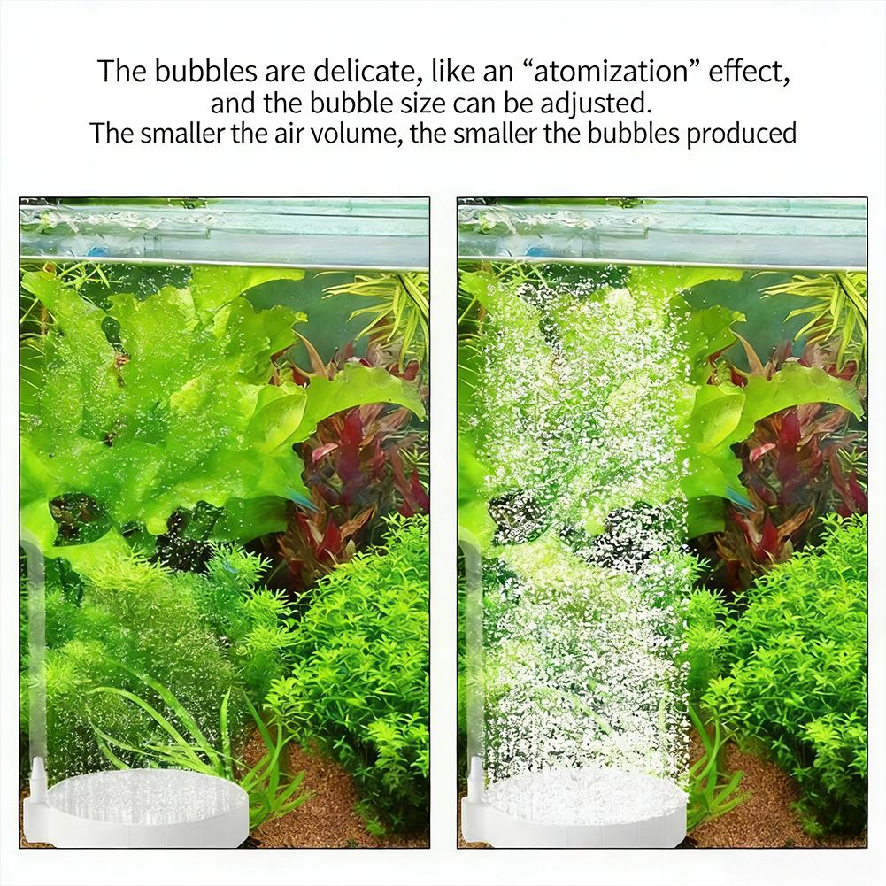 35/50/80/100mm Aquarium Nano Air Stone Oxygen Aerator Bubble Diffuser for Fish Tank Pond Pump Hydroponic Oxygen Supply Accessories