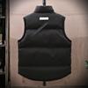 Double-sided cotton vest couple tide brand sports and leisure oblique span bag stand-up collar vest jacket men's multi-color optional trend