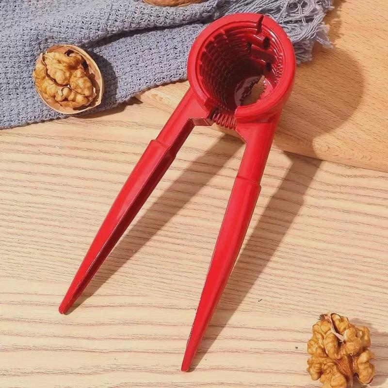 Quebra-nozes de Alumínio Vermelho para Castanhas, Avelãs e Nozes
