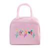 Portable Lunch Bags Dachshund Heartbeat Print Women Men Thermal Insulation Lunch Box Children School Lunch Bento Storage Handbag
