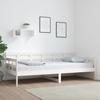 Vidaxl Daybed, White, Solid Pine Wood, 90X200 Cm