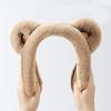 Winter Earmuffs Bear Ear Decor Thickened Plush Ear Warmers Enlarged Snow Day Earmuffs Thermal Insulation Earmuffs