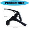 Portable 6-String Guitar Tunings Clamp Light Weight Quick Release Capo for Guitars, Ukulele, Bass, Mandolin, Banjo