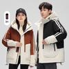 Men's winter new fashion medium and long warm down jacket for men and teenagers thick hooded comfortable couple coat