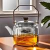ZISIZ Heat-Resistant Glass Tea Kettle