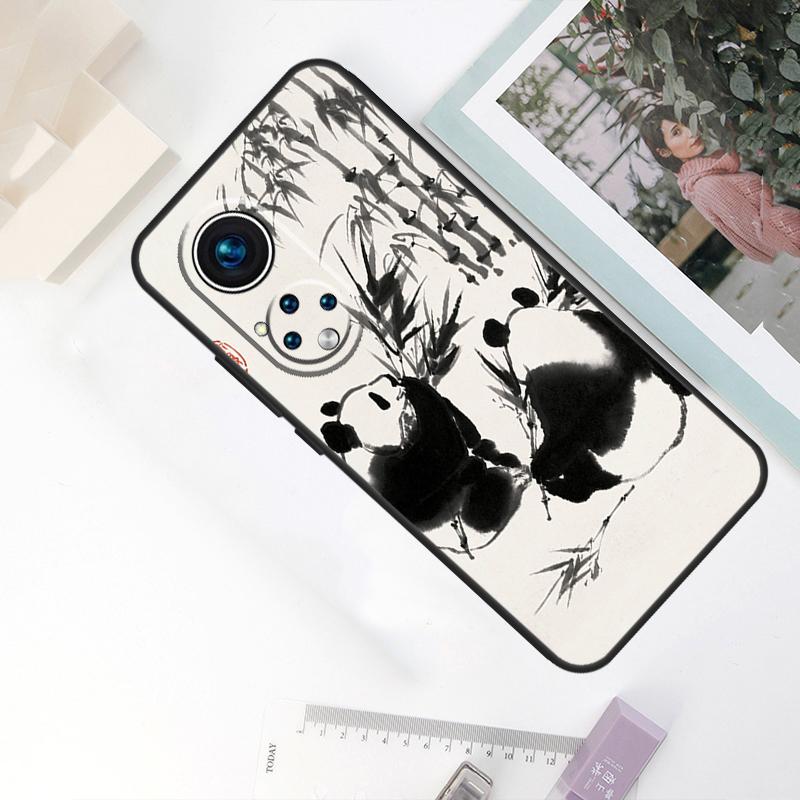 Chinese Bear Panda For Honor Magic 8 Pro 5 6 7 Lite Case For Honor Win RT 400 200 50 70 90 X8c X8b X9a X9b X9c