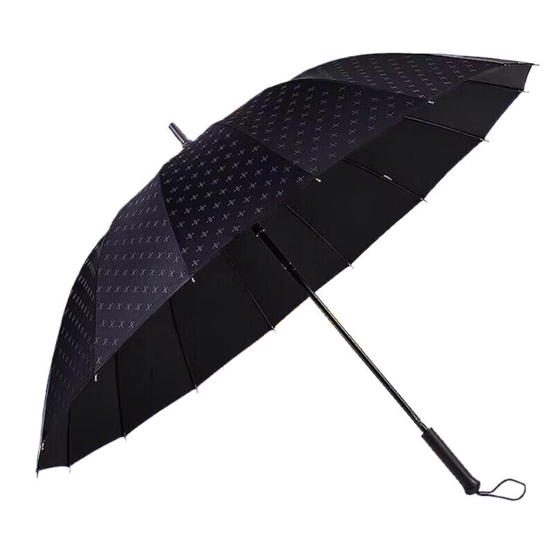 Heaven 13039 Semi-Automatic 16-Rib Long Handle Umbrella