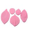 Biscuit 5pcs 3d Cookies Leaf Cutters Molds Silicone Bakery Decorating Tool