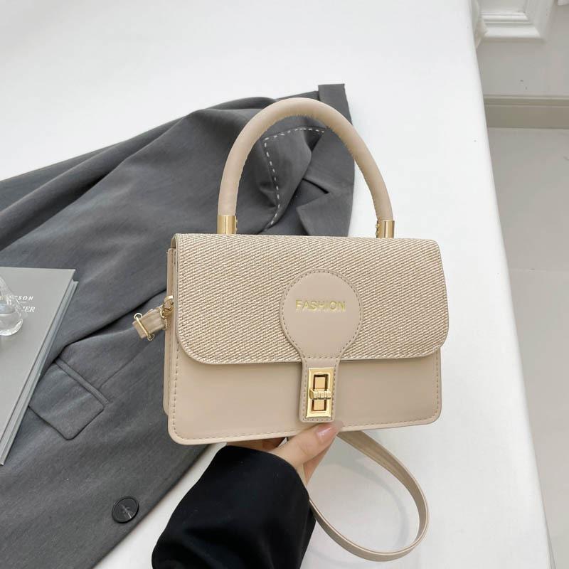 Summer New Retro Small Square Bag, High-end Light Luxury Daily Versatile Single Shoulder Oblique Span Bag, Classic Handbag