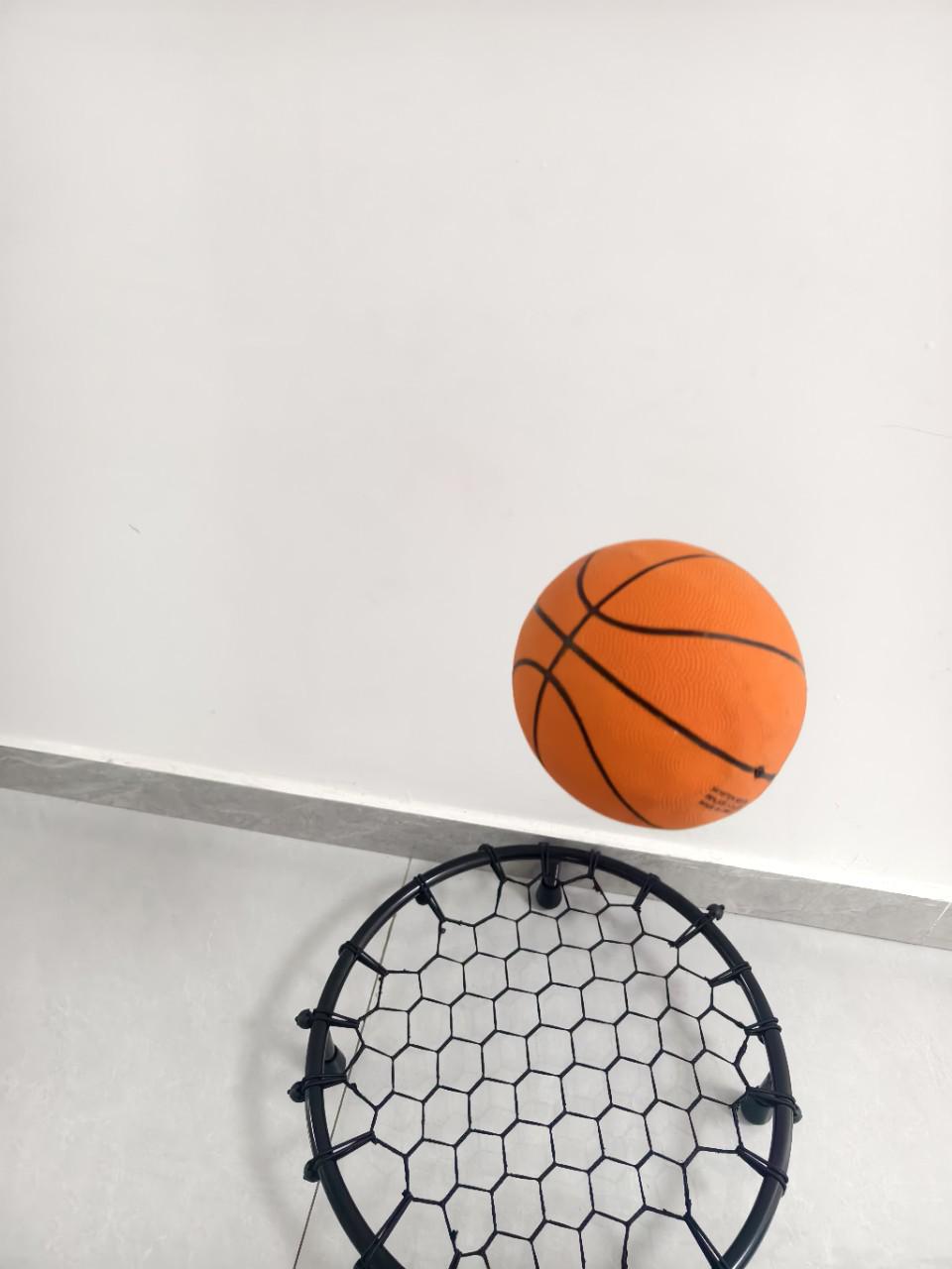 Silent Bounce Basketball Rebound Net melns