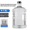 Large Capacity Water Storage Jug with Handle And Cap, Reusable Dispensers, Sealed Twist Off Cap Food Grade Plastic Transparent Bottle for Home Office
