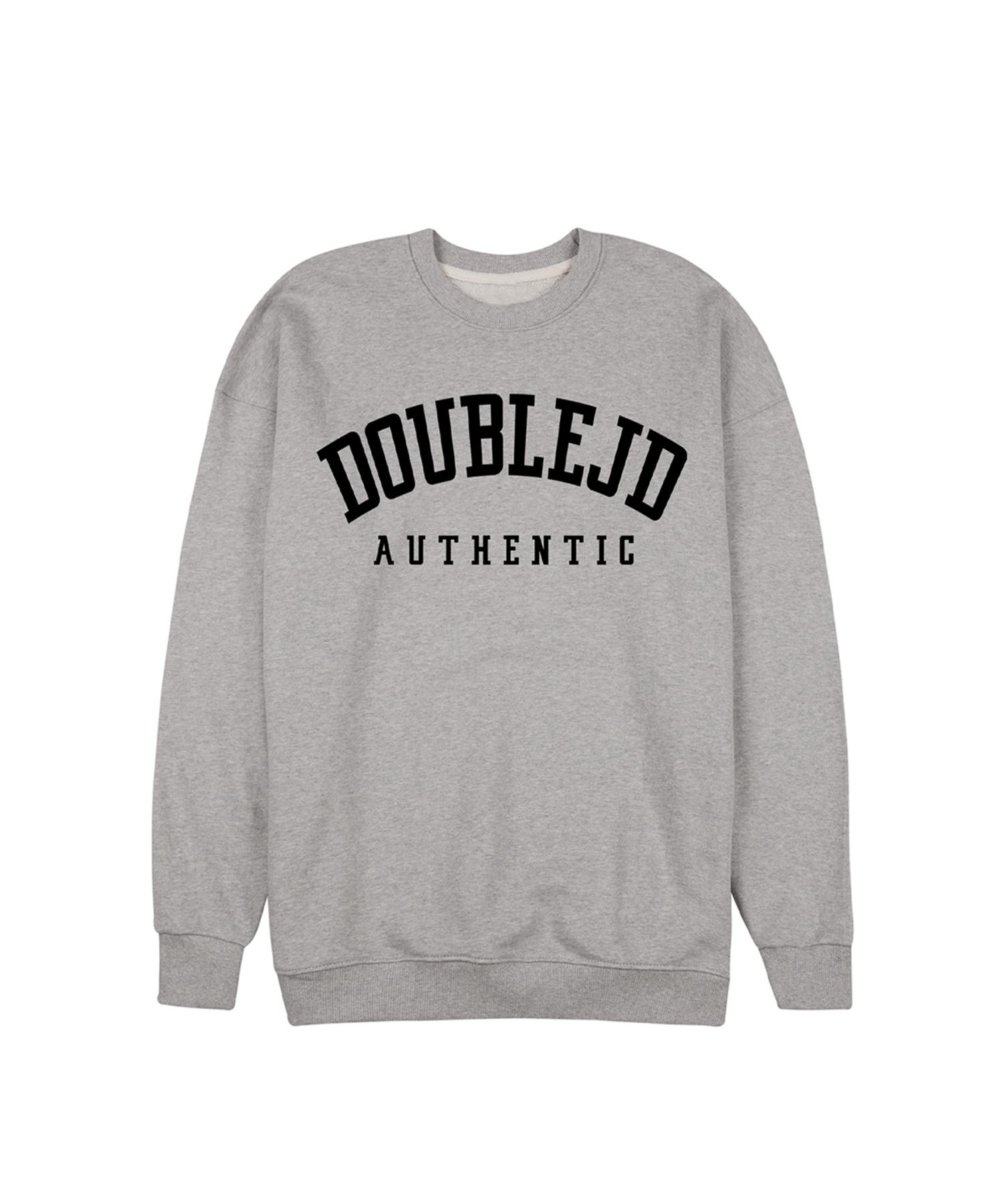 Double Jd Authentic Logo Sweatshirt (Gray) M