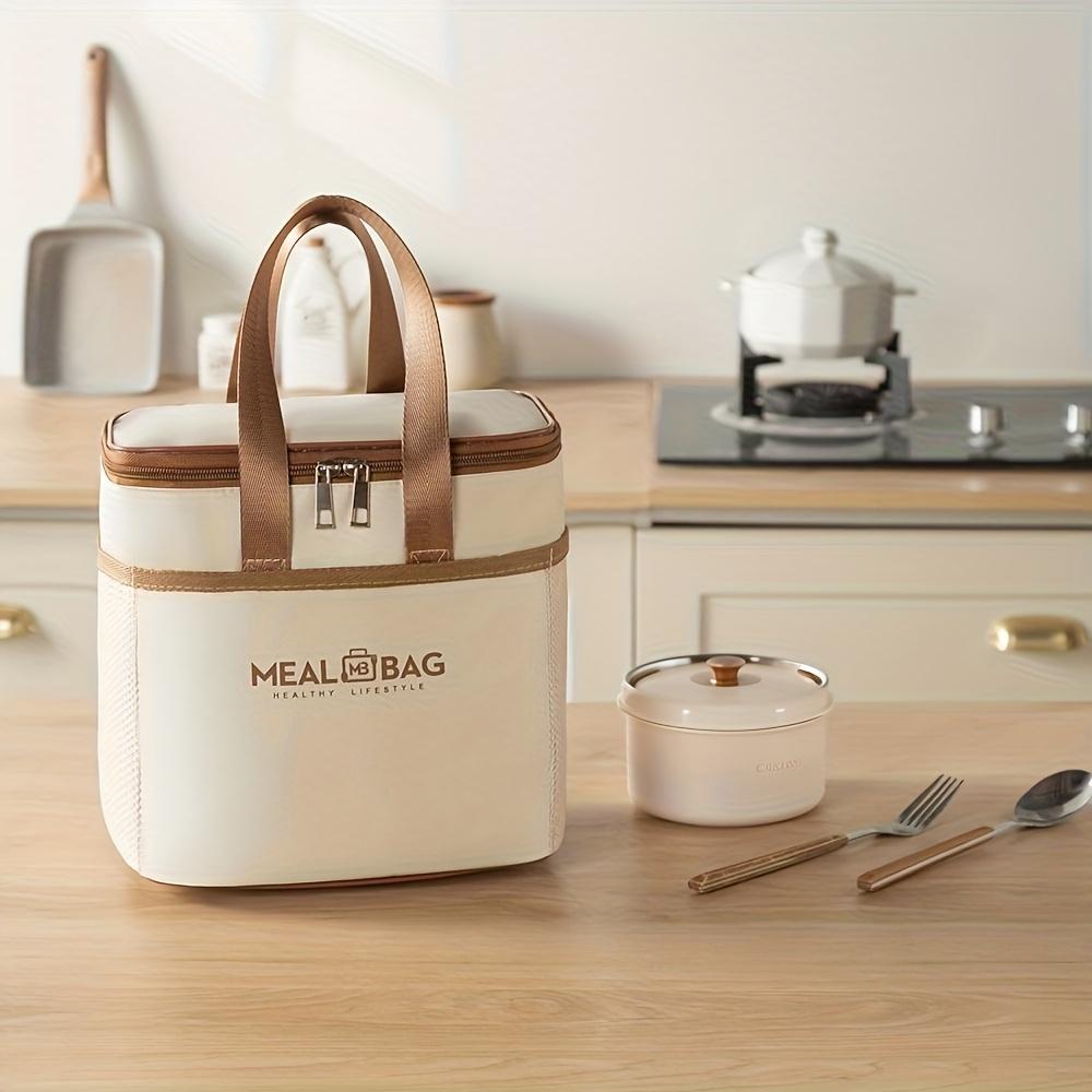 Thermal Insulation Lunch Bag Food Storage Picnic Bags Tote Portable Cooler Box Bags Bento Handbag