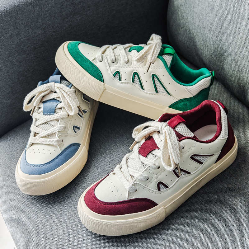 Fashion Round Tip Light Man Wide Foot Shoes Casual Luxury Sneakers High Quality Gym For Sport Specials Runners Health Special Use