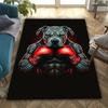 3D HD APBT American Bully and Pitbull Carpet New Release! Rug for Living Room Bedroom,Office Areas,Durable Machine Washable Mat