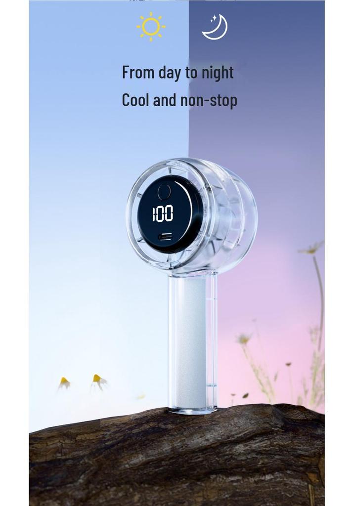 Portable Mini USB Rechargeable Handheld Fan with Brushless Motor for Dorms