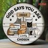 Vintage Cat Metal Sign 8x8 Inch Cute Pet Wall Decor For Home Cafe Bar Garden Yard