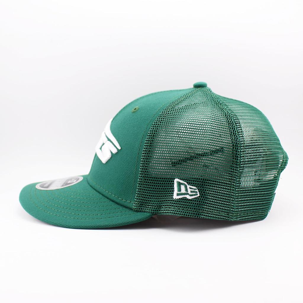 New Era Mesh Cap LP9FIFTY New York Jets NFL TRUCKER MESH CAP GREEN NEW ERA NEW YORK JETS LOW PROFILE SNAPBACK [Used]