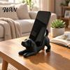 PLA Plastic Phone Holder Puppy Cell Holder, Decorative Smartphone Mount, Mobile Hand Free Movie Watching Stand Ornament for Office Table Home