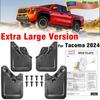 4pcs Extra Large Mud Flaps For Toyota Tacoma 2024 2025 Splash Guards Front Rear
