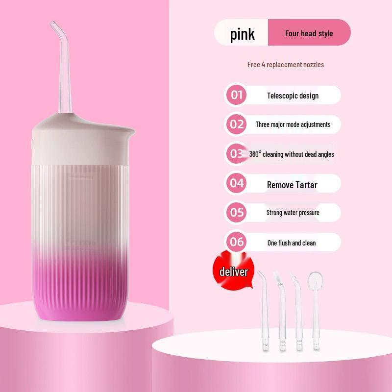 Portable Electric Water Flosser: Mini Oral Irrigator & Teeth Cleaner for Home Use