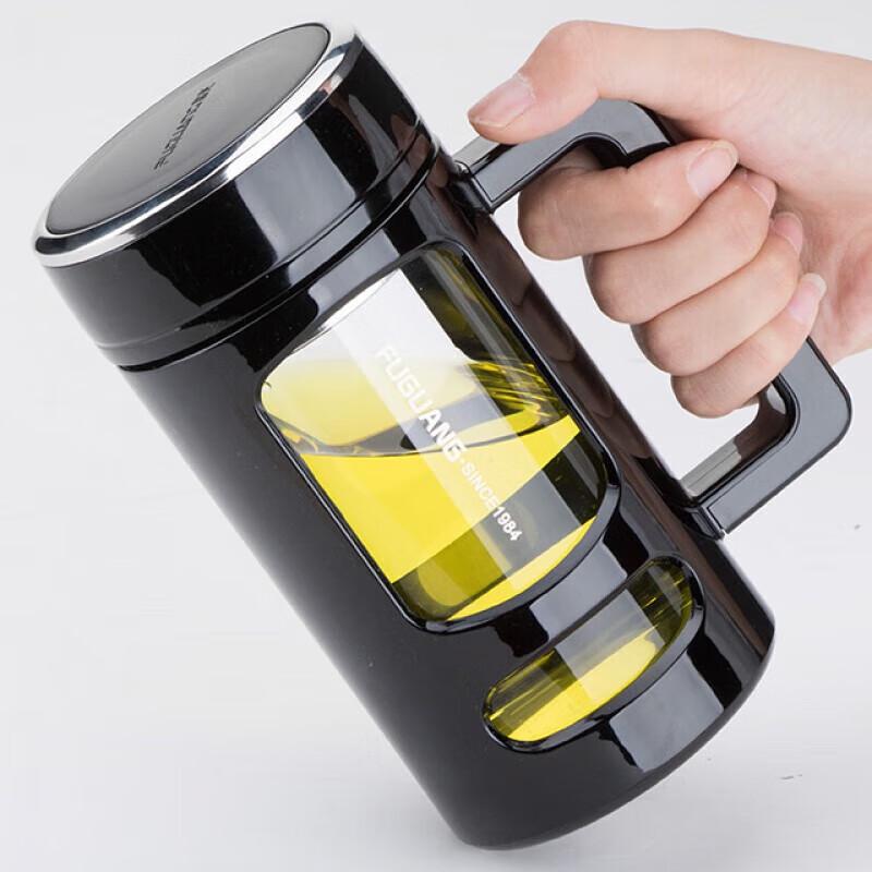 FUGUANG Kaidi FG0085-680 680ml Borosilicate Glass Office Mug