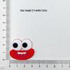 Medium Cartoon Sausage Lips Eye Patches & DIY Storage Box for Hair Accessories, Phone Case, Crocs Decorations