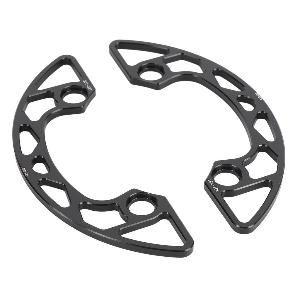 Kettenblattschutz Aluminiumlegierung Getrennter Kurbelsatz Kettenradschutzabdeckung für 30Z bis 32Z 104 BCD
