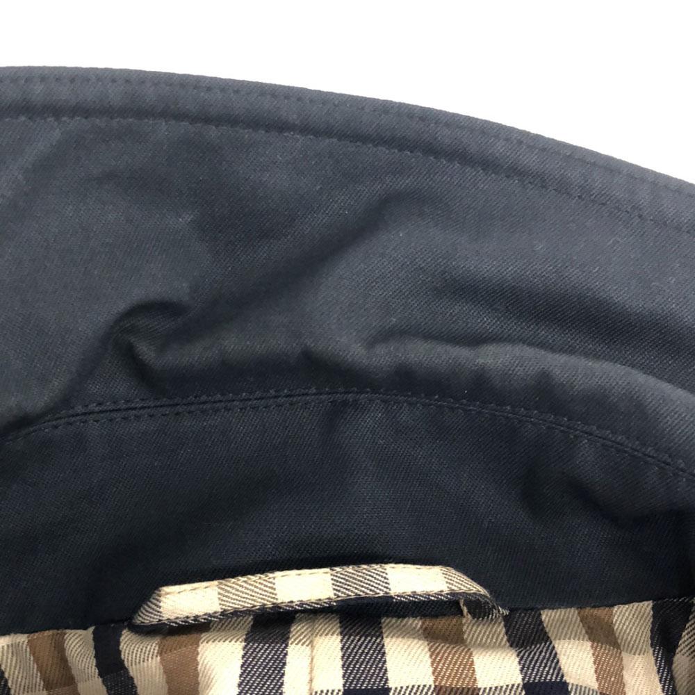 Aquascutum 80s Vintage Made In England Short Sleeve Stainless Collar Coat Women Used