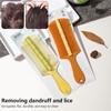 Plastic Lice Comb Double-Sided Super Dense Teeth Remove Dandruff Scalp Cleansing Scalp Massage Comb Flea Removal Hair Tools