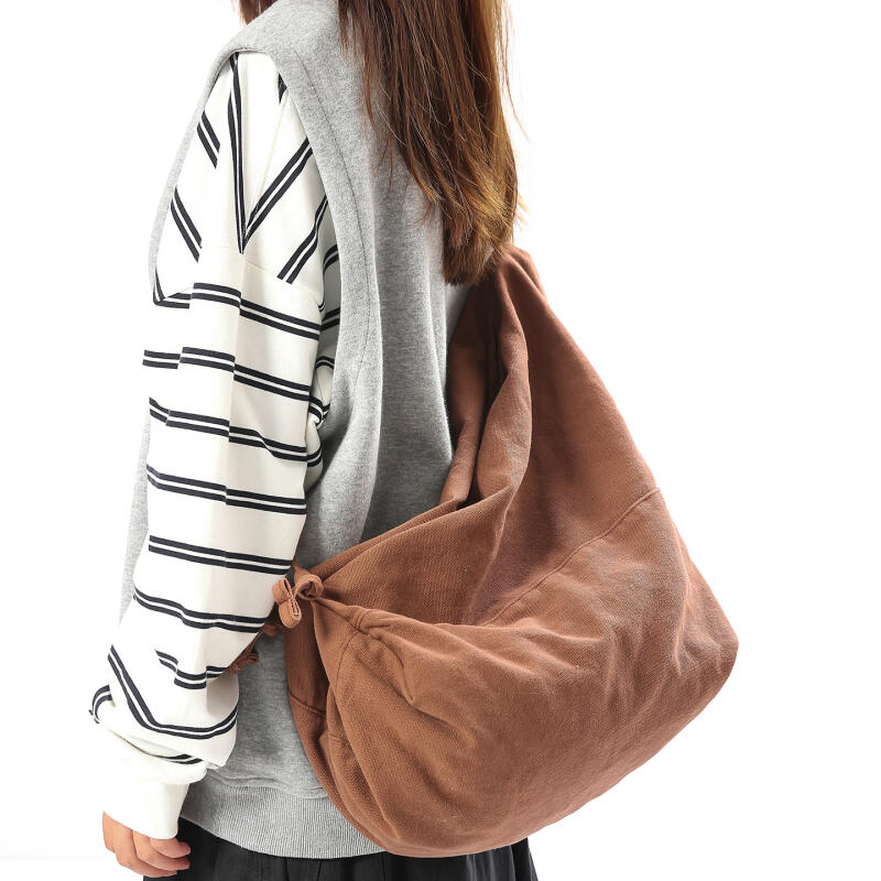 Vintage Canvas Large Capacity Crossbody Bag Men's Lightweight Shoulder Bag Women's Sports Bag