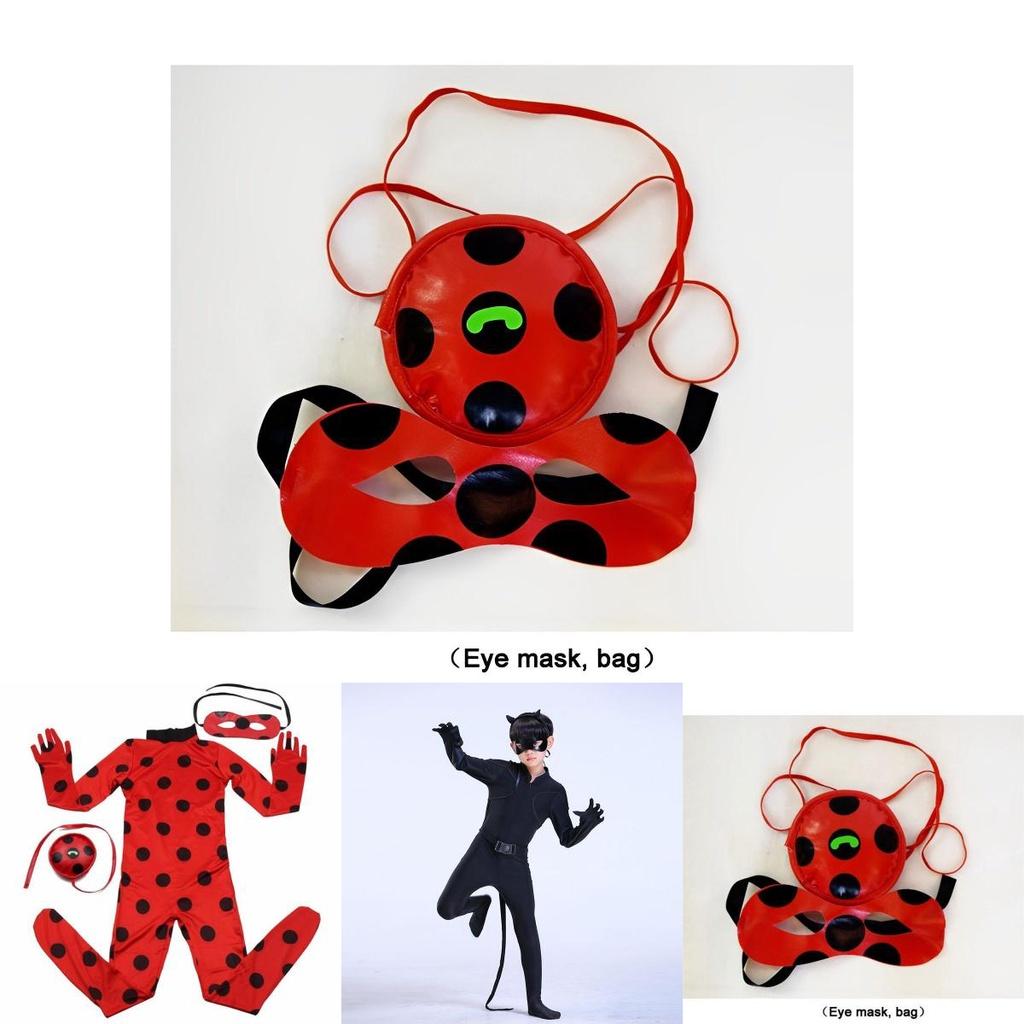 Costum Cosplay Miraculous Ladybug Pentru Copii Și Adulți Perfect Pentru Petreceri de Halloween Și Crăciun!