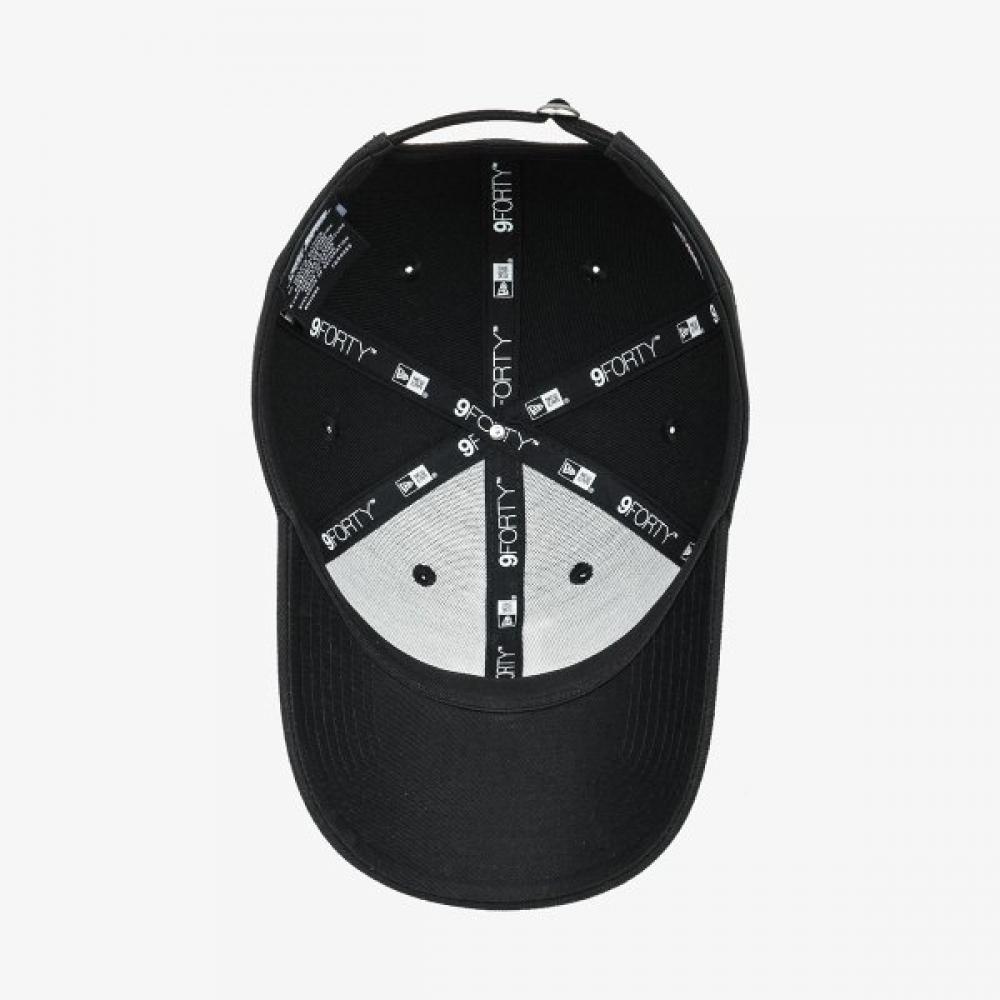 New Era Mlb White On BLack La Dodgers Ballcap BLack 14561874