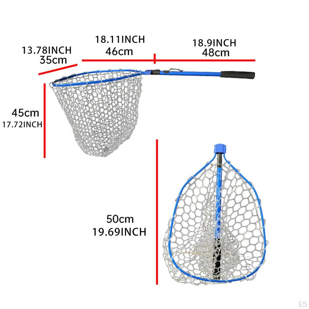 Aluminum Alloy Fishing Net for Catching Bass And Prawns