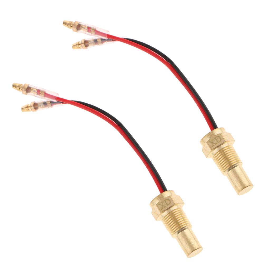 Digital Water Temp Gauge Sensor 12V 24V Voltmeter Automotive Meter for Car Engine Temperature Monitoring Universal Fit