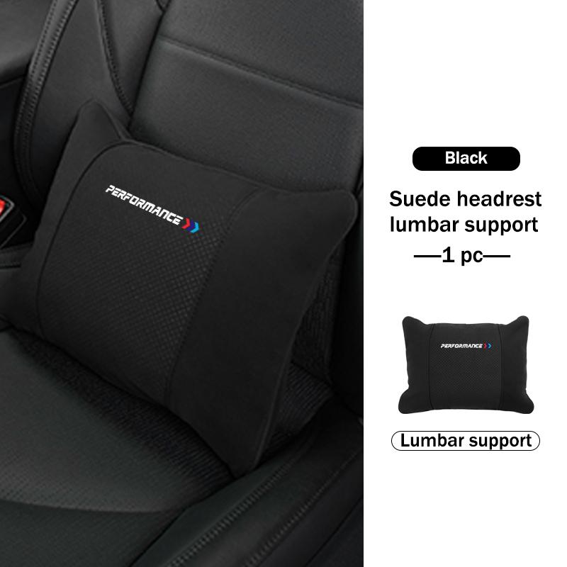 Car Neck Pillow Seat Headrest Head Lumbar Support Protector Cushion For BMW E91 E92 E93 E60 F10 F30 E39 E36 E87 X3 X5 E70 E46