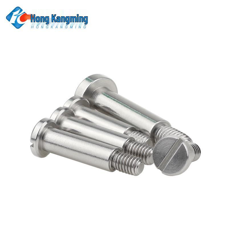 Single-Slot Stainless Steel M3*D4D5 Shoulder Head Bolt with Smooth Shank and Partial Thread