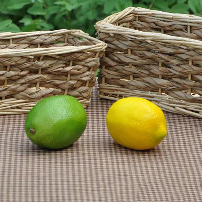 Fake Fruit 9cm Plastic Simulation Fruit and Vegetable Food Photography Props Apple Carrot Lemon Early Education Model Crafts