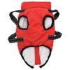 Waterproof Reflective Red Dog Coat with Integrated Harness Size L36