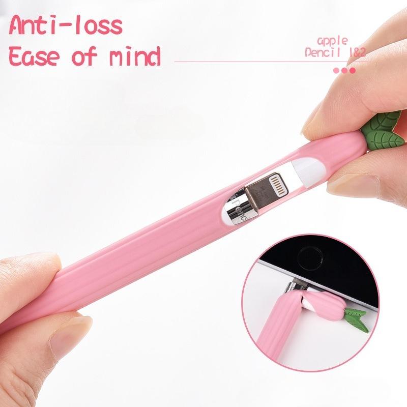 Soft Silicone Holder Stylus Pen Cover For Apple Pencil 2 2nd Generation Cases Tablet Touch Pen Coque