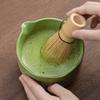 4PCS Bamboo Ceramic Matcha Whisk Reusable Matcha Stirring Brush New Japanese Matcha Tea Set