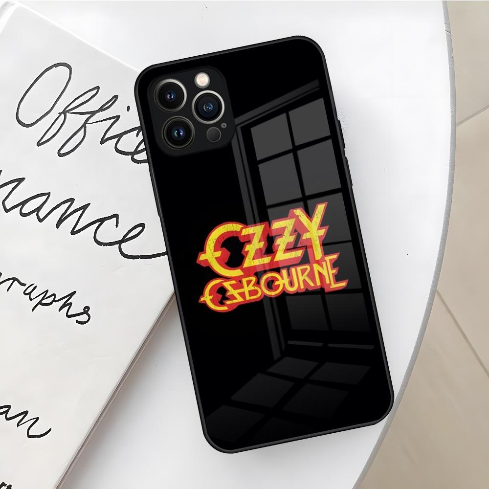 Rock Band O-Ozzy Osbourne Phone Case for Iphone 16 15 14 12 11 13 Pro Max Mini X Xr Xs Se 8 Puls Glass Cover
