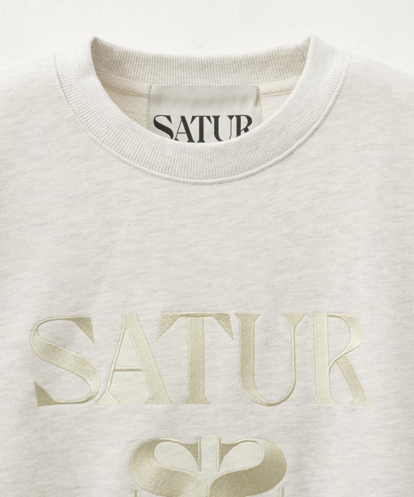 Seteo Classic Logo Sweatshirt Ivory Beige