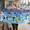 Digimon Adventure Monster Game Beach Towel Colorful Bath Towels For Girl Microfiber Quick Dry Sand Free Beach Yoga Spa